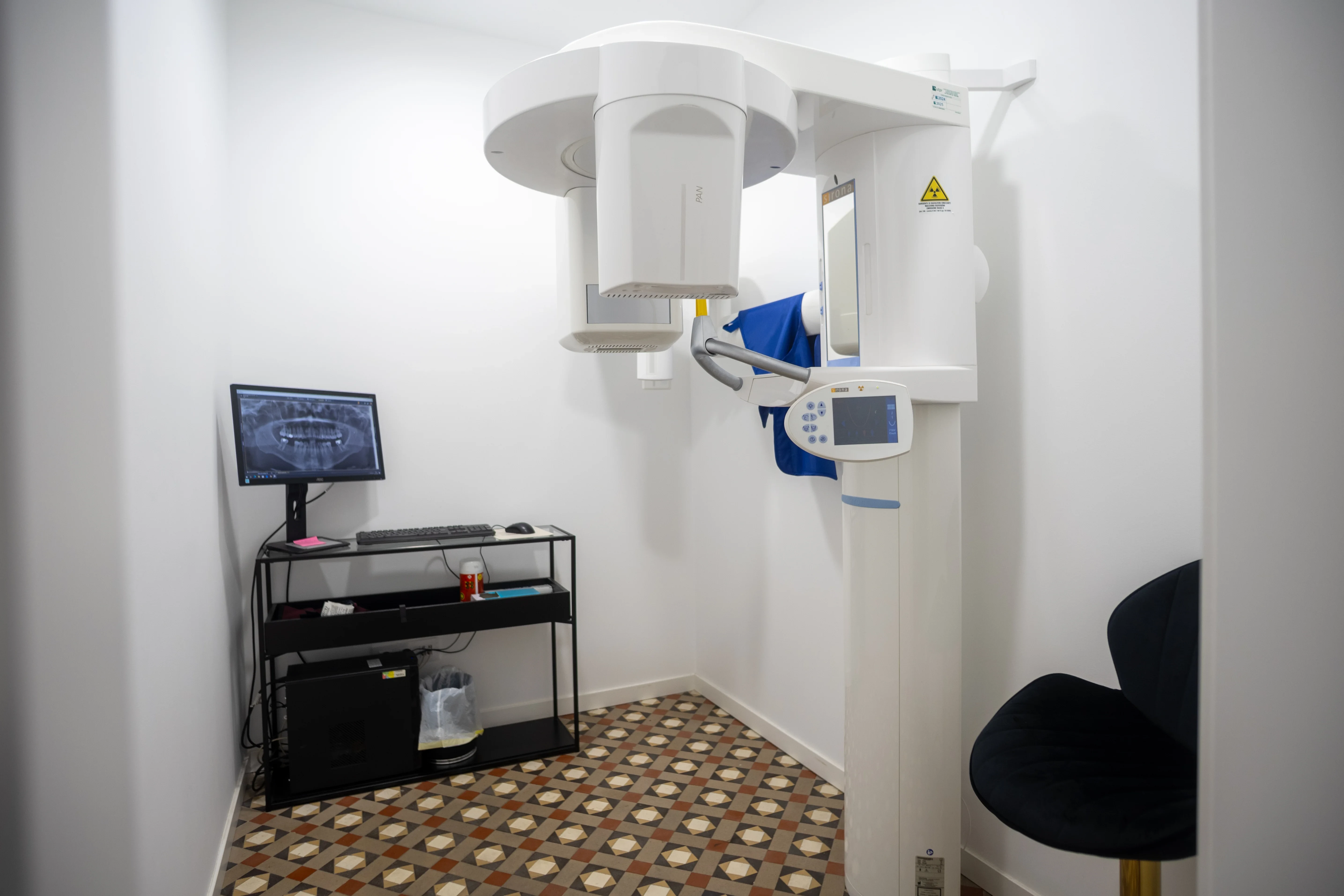 Zona clínica preparada para una atención personalizada.